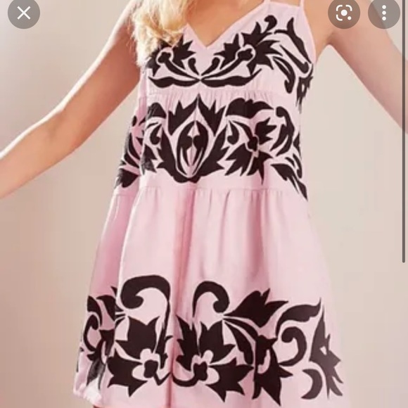 FREE PEOPLE Pink/Black Romper - Picture 3 of 8